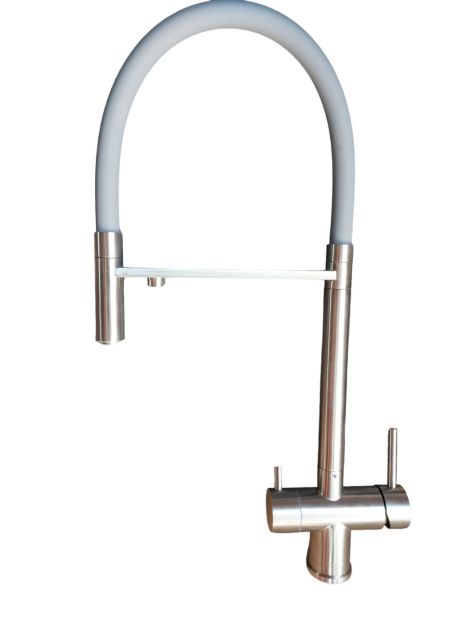 Змішувач для кухні ZRiX Kit 021 з фільтром і гнучким силіконовим гусаком