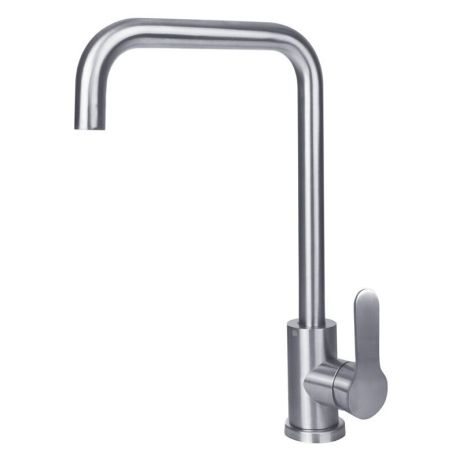 Змішувач для кухонної мийки Zer Dax 011 G з нержавіючої сталі