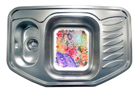 Кухонна мийка Romzha Rampa 1.5C Textura Кухонна мийка Romzha Rampa 1.5C Textura