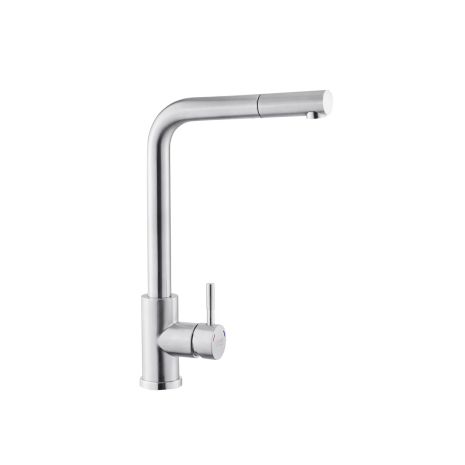 Змішувач для кухні з висувним виливом Kroner KRP Edelstahl Klassisch — ESG03917