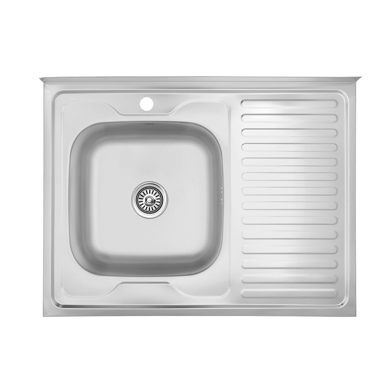 Кухонна мийка накладна Kroner KRP Satin — 6080L (0.6 мм) Кухонна мийка накладна Kroner KRP Satin — 6080L (0.6 мм)