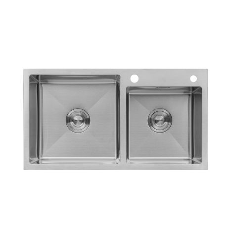 Кухонная мойка Kroner KRP Gebürstet - 7843ZHM (3/1 мм)