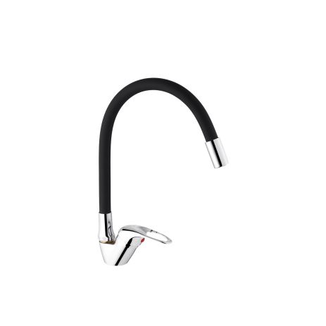 Змішувач для кухні з гнучким виливом Agua Leon — C039