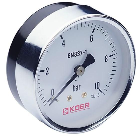 Манометр аксіальний 6 бар Koer 611 KM Манометр аксіальний 6 бар Koer 611 KM
