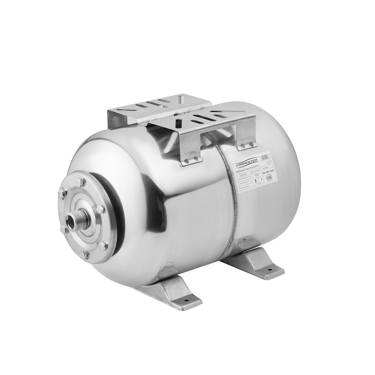 Гідроакумулятор горизонтальний Forwater 24 л із неіржавкої сталі Гідроакумулятор горизонтальний Forwater 24 л із неіржавкої сталі