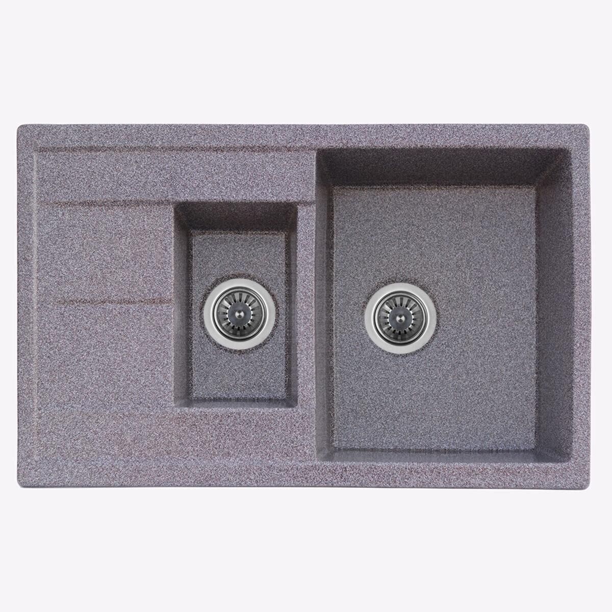 Гранітна мийка для кухні Platinum 7850W KESSAN глянець Мікс Гранітна мийка для кухні Platinum 7850W KESSAN глянець Мікс