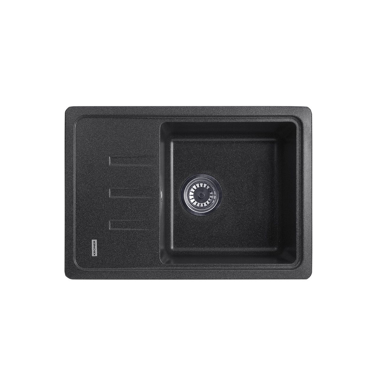 Кухонна мийка Kroner KRP Komposit GRB — 6243 Кухонна мийка Kroner KRP Komposit GRB — 6243