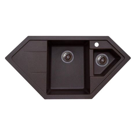 Гранітна мийка для кухні Platinum 9950 PANDORA матова Моко Гранітна мийка для кухні Platinum 9950 PANDORA матова Моко