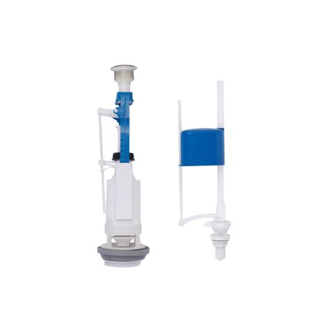 Комплект для бачка унитаза Kroner KRP - KIT6857 с одинарной кнопкой, нижний подвод 1/2" Комплект для бачка унитаза Kroner KRP - KIT6857 с одинарной кнопкой, нижний подвод 1/2"