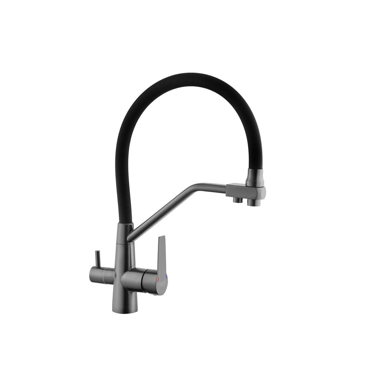 Смеситель для кухни с подключением к фильтру Kroner KRP Edelstahl Klassisch - PVD03817BLK Смеситель для кухни с подключением к фильтру Kroner KRP Edelstahl Klassisch - PVD03817BLK