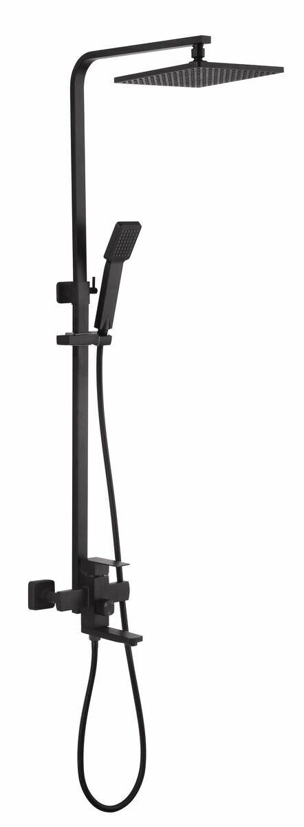 Черная душевая колонна Platinum T 76