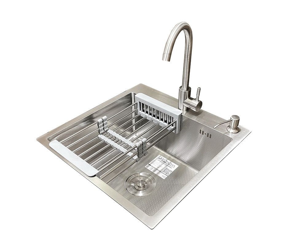 Комплект мийка + змішувач Romzha Arta Carbon U-450 (A) Комплект мийка + змішувач Romzha Arta Carbon U-450 (A)