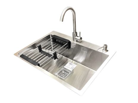 Комплект мийка + змішувач Romzha Arta Nova U-650 Max (A)