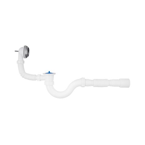 Сифон для ванны Agua BS02 1 1/2"х40/50 мм прямоточный, с переливом