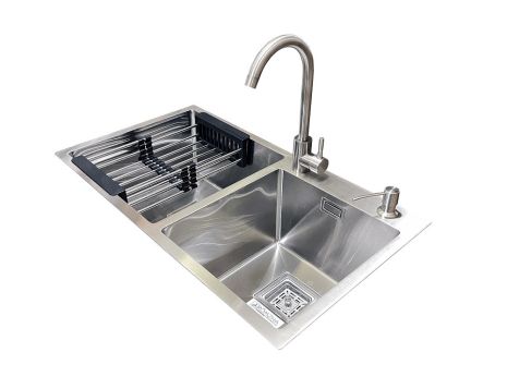 Комплект мийка + змішувач Romzha Arta Nova U-750D (A)