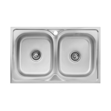 Накладна кухонна мийка Kroner KRP Satin — 5080Z (0.8 мм) Накладна кухонна мийка Kroner KRP Satin — 5080Z (0.8 мм)