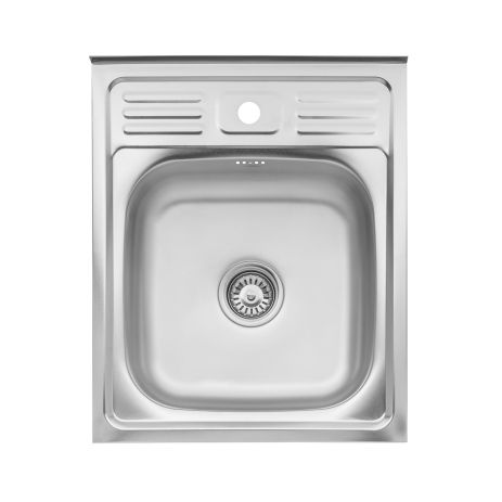 Кухонна мийка накладна Kroner KRP Satin — 6050 (0.6 мм) Кухонна мийка накладна Kroner KRP Satin — 6050 (0.6 мм)