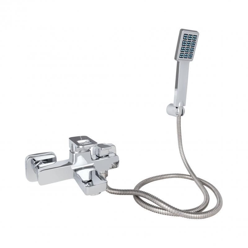 Смеситель для ванны Lidz Wawel 006 (c душевым гарнитуром) (k35) LDWAW006CRM45388 Chrome Смеситель для ванны Lidz Wawel 006 (c душевым гарнитуром) (k35) LDWAW006CRM45388 Chrome