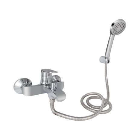 Змішувач для ванни Lidz Wieza 006 (з душовим гарнітуром) (k35) LDWIE006CRM45410 Chrome Змішувач для ванни Lidz Wieza 006 (з душовим гарнітуром) (k35) LDWIE006CRM45410 Chrome