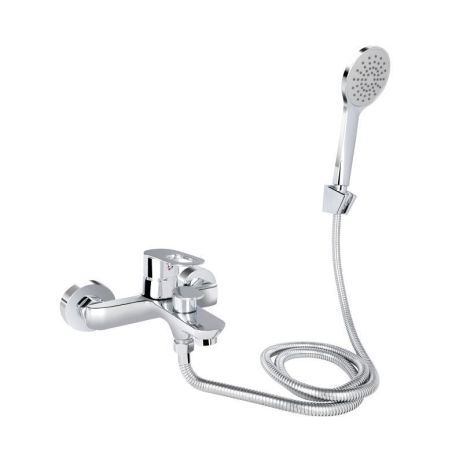 Змішувач для ванни Lidz Latwa 006 (з душовим гарнітуром) (k35) LDLAT006CRM45414 Chrome Змішувач для ванни Lidz Latwa 006 (з душовим гарнітуром) (k35) LDLAT006CRM45414 Chrome