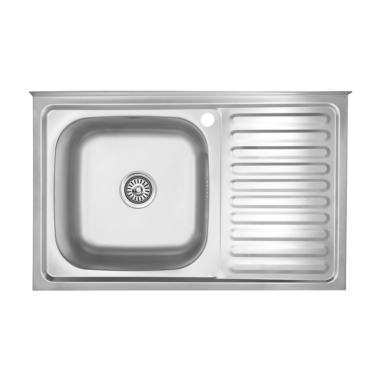 Накладна кухонна мийка Kroner KRP Satin — 5080L (0.8 мм) Накладна кухонна мийка Kroner KRP Satin — 5080L (0.8 мм)