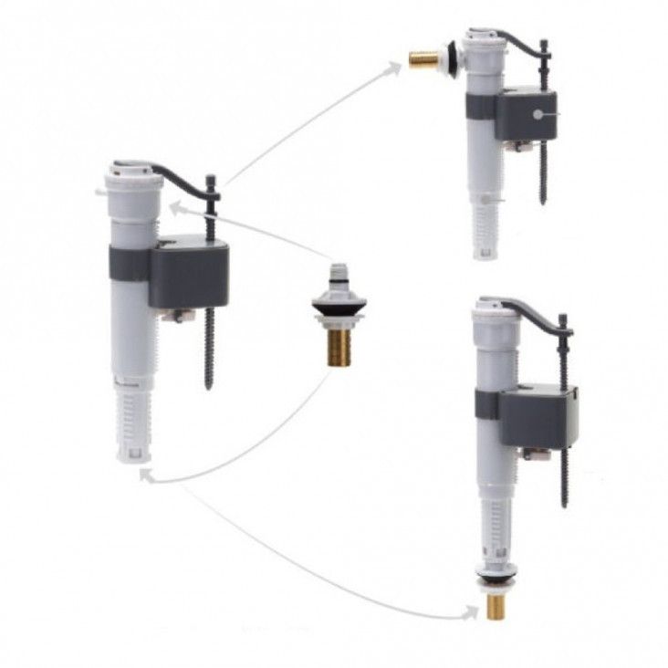 Арматура наповнювальна для бачка унітазу Коер КТ-0101 1/2" універсальна Арматура наповнювальна для бачка унітазу Коер КТ-0101 1/2" універсальна