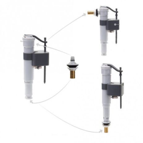 Арматура наполнительная для бачка унитаза Коер КТ-0101 1/2" универсальная Арматура наполнительная для бачка унитаза Коер КТ-0101 1/2" универсальная