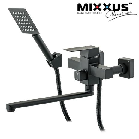 Смеситель для ванной Mixxus Kub 006 Euro Black Смеситель для ванной Mixxus Kub 006 Euro Black