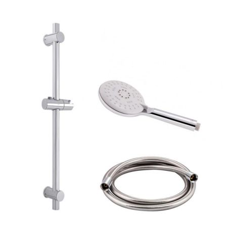 Набор душевого гарнитура Qtap 3 в 1 (QT01L + QTLEP82103OC + QTHADPVC160C) хром Набор душевого гарнитура Qtap 3 в 1 (QT01L + QTLEP82103OC + QTHADPVC160C) хром