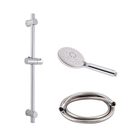 Набор душевого гарнитура Qtap 3 в 1 (QT01L + QTLEP82103OC + QTHADPVC160C) хром Набор душевого гарнитура Qtap 3 в 1 (QT01L + QTLEP82103OC + QTHADPVC160C) хром