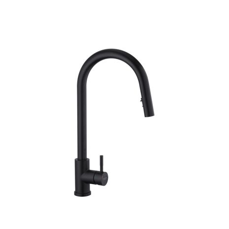 Змішувач для кухні з висувним виливом KRP Edelstahl Klassisch — SCH03915