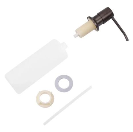 Дозатор для рідкого мила або миючого засобу врізний графіт 300 мл