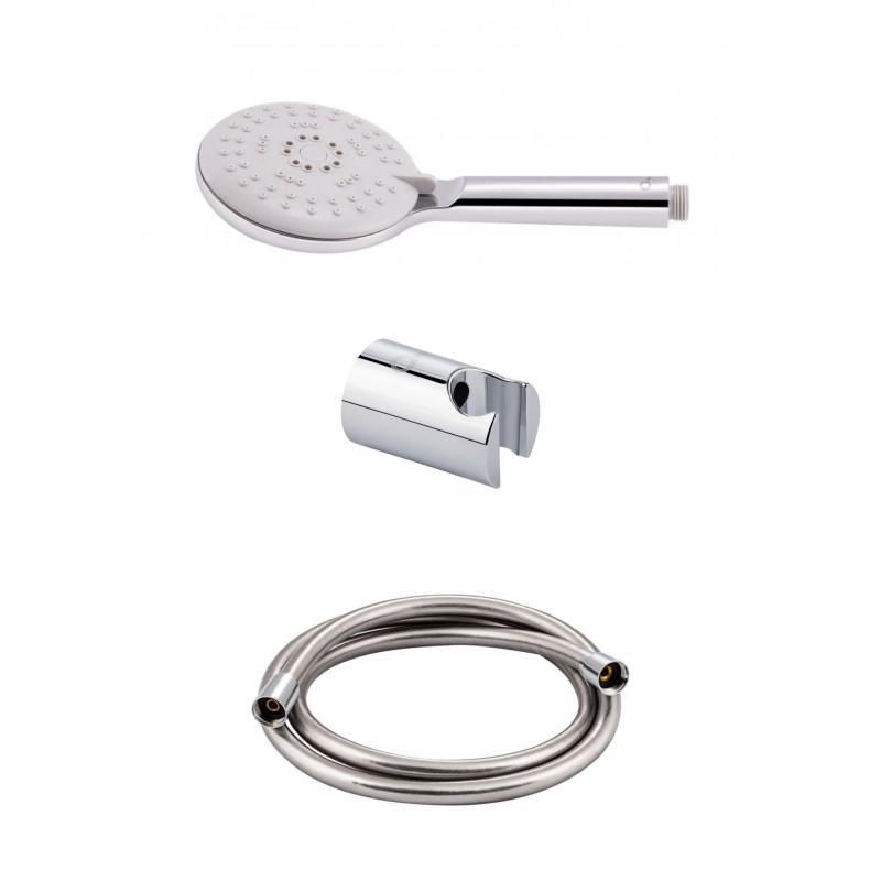 Набор душевого гарнитура Qtap 3 в 1 (QT01L + QTCRMA030 + QTHADPVC160C) хром Набор душевого гарнитура Qtap 3 в 1 (QT01L + QTCRMA030 + QTHADPVC160C) хром