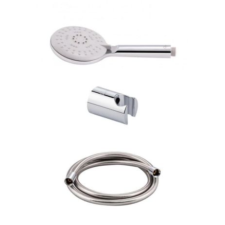 Набор душевого гарнитура Qtap 3 в 1 (QT01L + QTCRMA030 + QTHADPVC160C) хром Набор душевого гарнитура Qtap 3 в 1 (QT01L + QTCRMA030 + QTHADPVC160C) хром
