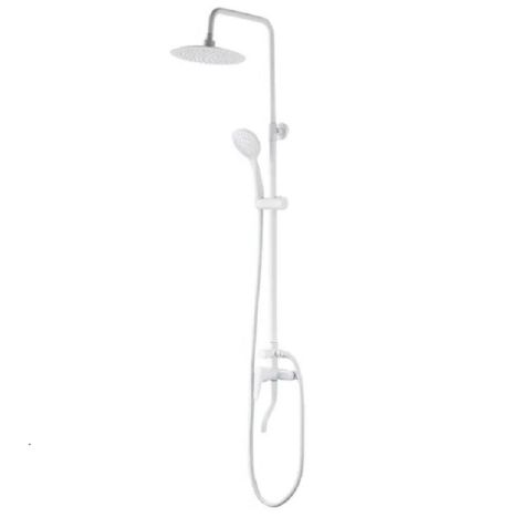 Душевая колонна со смесителем Rain-009-J.White