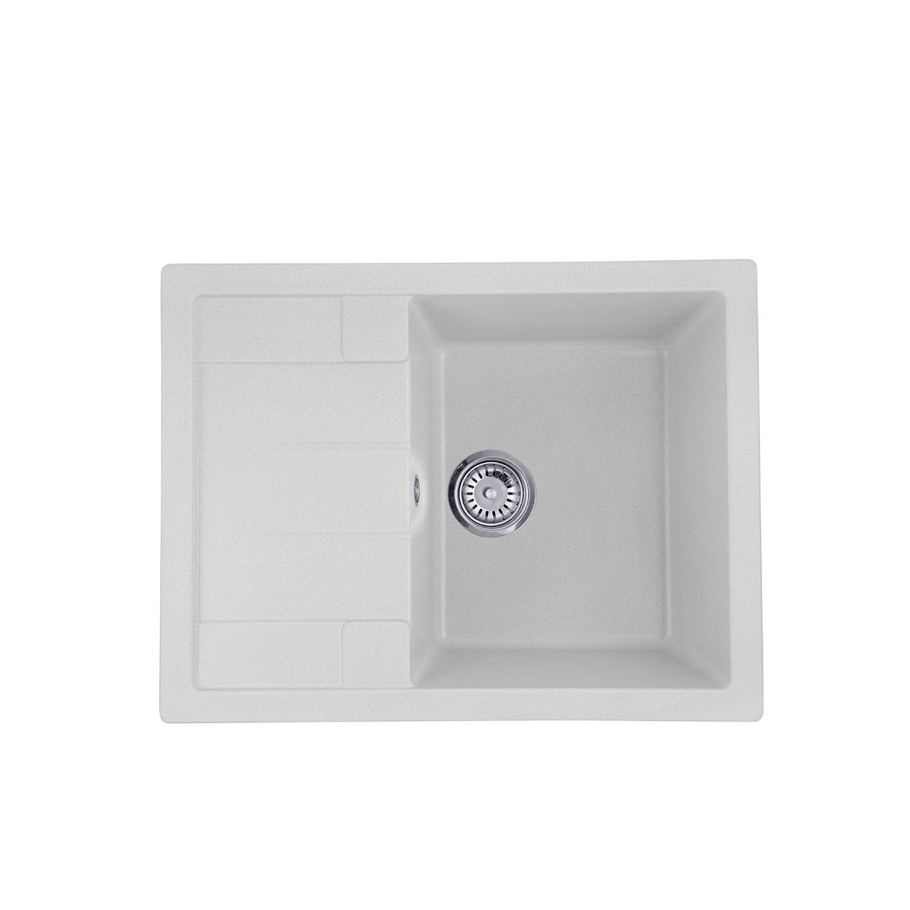 Кухонна мийка Kroner KRP Komposit GRA — 6550 Кухонна мийка Kroner KRP Komposit GRA — 6550