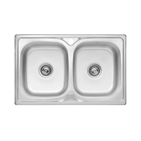 Кухонна мийка Kroner KRP Satin — 7948Z (0.8 мм) Кухонна мийка Kroner KRP Satin — 7948Z (0.8 мм)