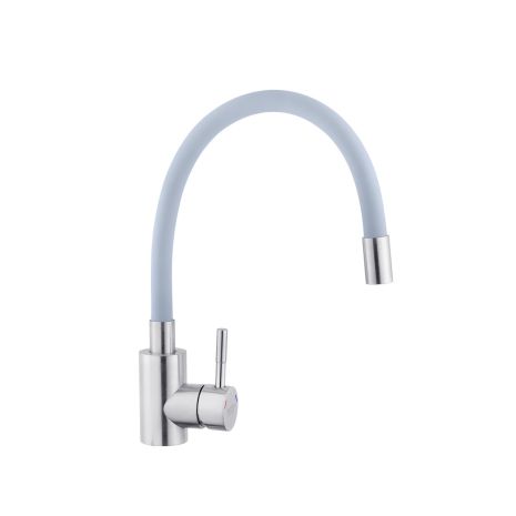 Змішувач для кухні з гнучким виливом Kroner KRP Edelstahl Klassisch — ESG035GRA