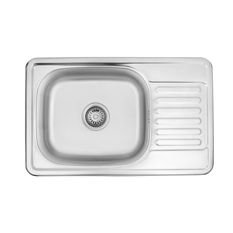 Кухонная мойка Kroner KRP Satin - 6642 (0.8 мм)