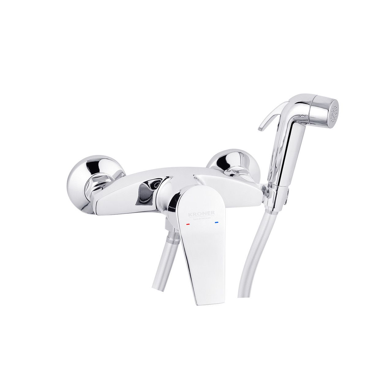 Набір для гігієнічного душу зі змішувачем Kroner KRP Enzo — C052 Набір для гігієнічного душу зі змішувачем Kroner KRP Enzo — C052