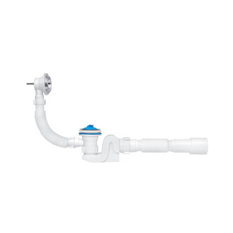 Сифон для ванной ANIplast ''Бриг'' 1 1/2''х40 мм с переливом и гибкой трубой 40х40/50 Е656EU