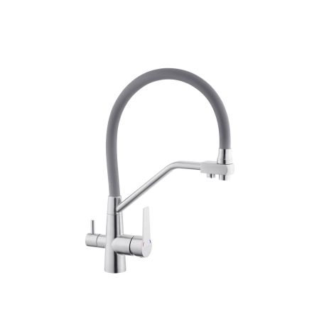 Смеситель для кухни с подключением к фильтру Kroner KRP Edelstahl Klassisch - ESG03817GRA