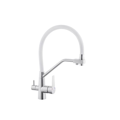 Смеситель для кухни с подключением к фильтру Kroner KRP Edelstahl Klassisch - ESG03817WHI