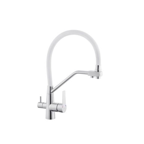 Смеситель для кухни с подключением к фильтру Kroner KRP Edelstahl Klassisch - ESG03817WHI
