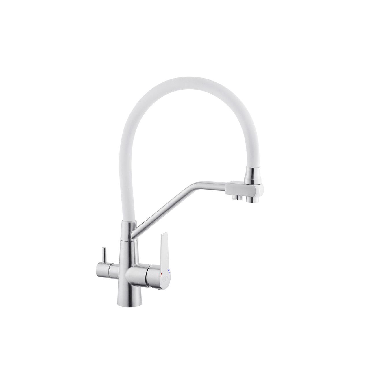 Смеситель для кухни с подключением к фильтру Kroner KRP Edelstahl Klassisch - ESG03817WHI Смеситель для кухни с подключением к фильтру Kroner KRP Edelstahl Klassisch - ESG03817WHI
