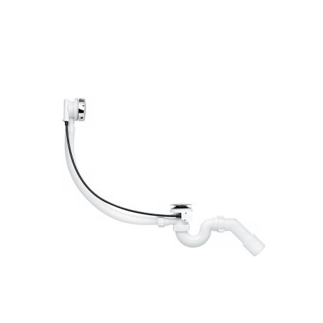 Сифон для ванної ANIplast 45°40х50 мм напівавтоматичний, металева ручка ЕМ311EU Сифон для ванної ANIplast 45°40х50 мм напівавтоматичний, металева ручка ЕМ311EU