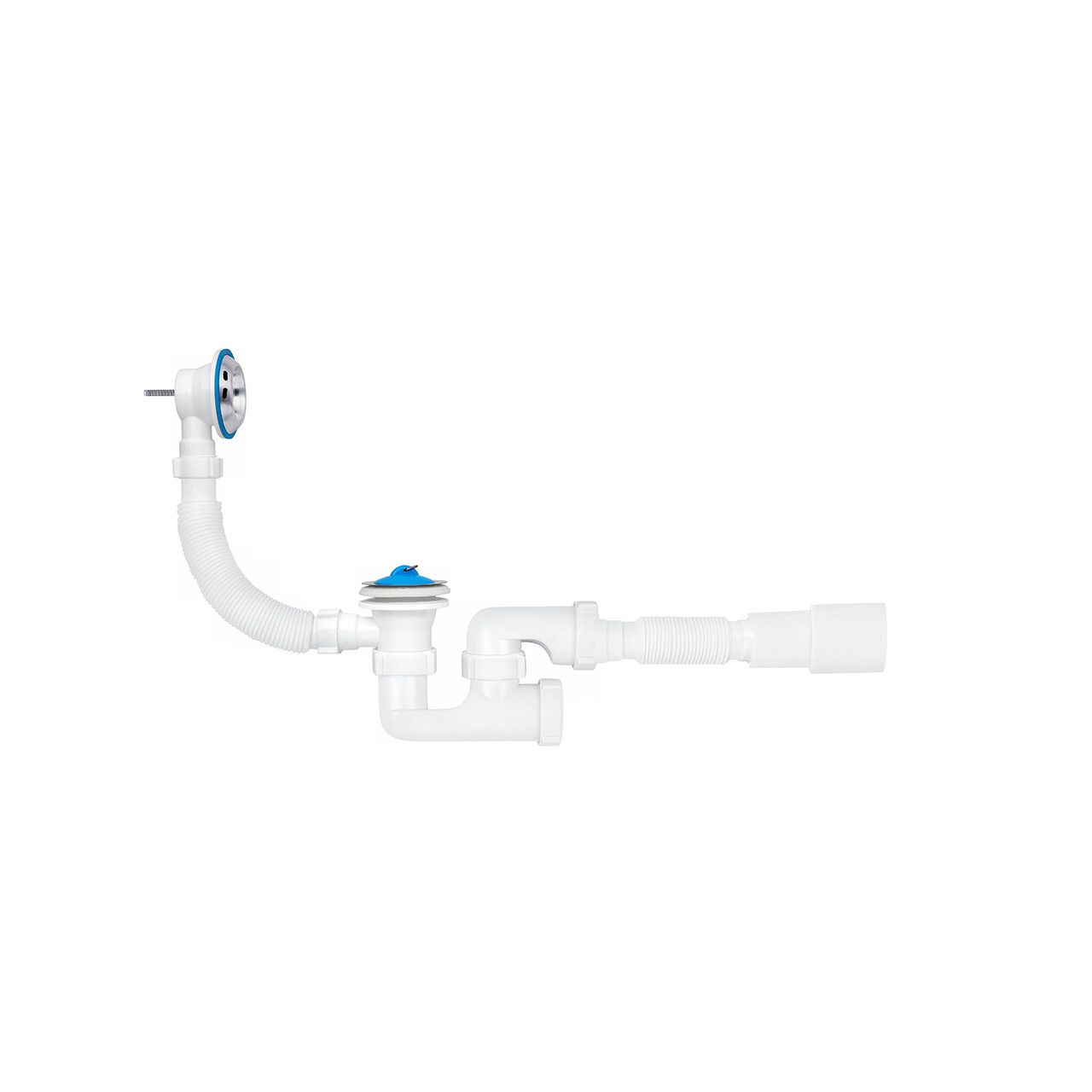 Сифон для ванної ANIplast 1 1/2" х50 мм, з ревізією Е256EU Сифон для ванної ANIplast 1 1/2" х50 мм, з ревізією Е256EU