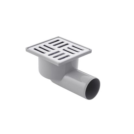 Трап ANIplast з горизонтальним випуском 50 мм, з неіржавкою решіткою 10х10 см TA5102EU Трап ANIplast з горизонтальним випуском 50 мм, з неіржавкою решіткою 10х10 см TA5102EU