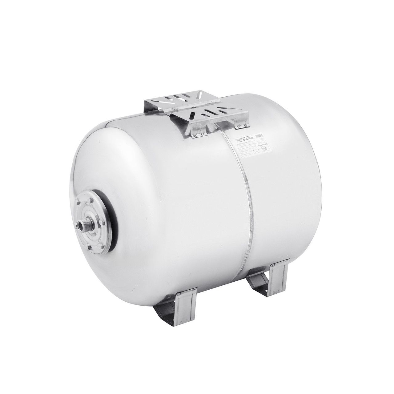 Гідроакумулятор із нержавіючої сталі Forwater горизонтальний 80 л Гідроакумулятор із нержавіючої сталі Forwater горизонтальний 80 л