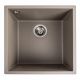 Гранитная кухонная мойка VALESO 4040 RUBA матовый титан